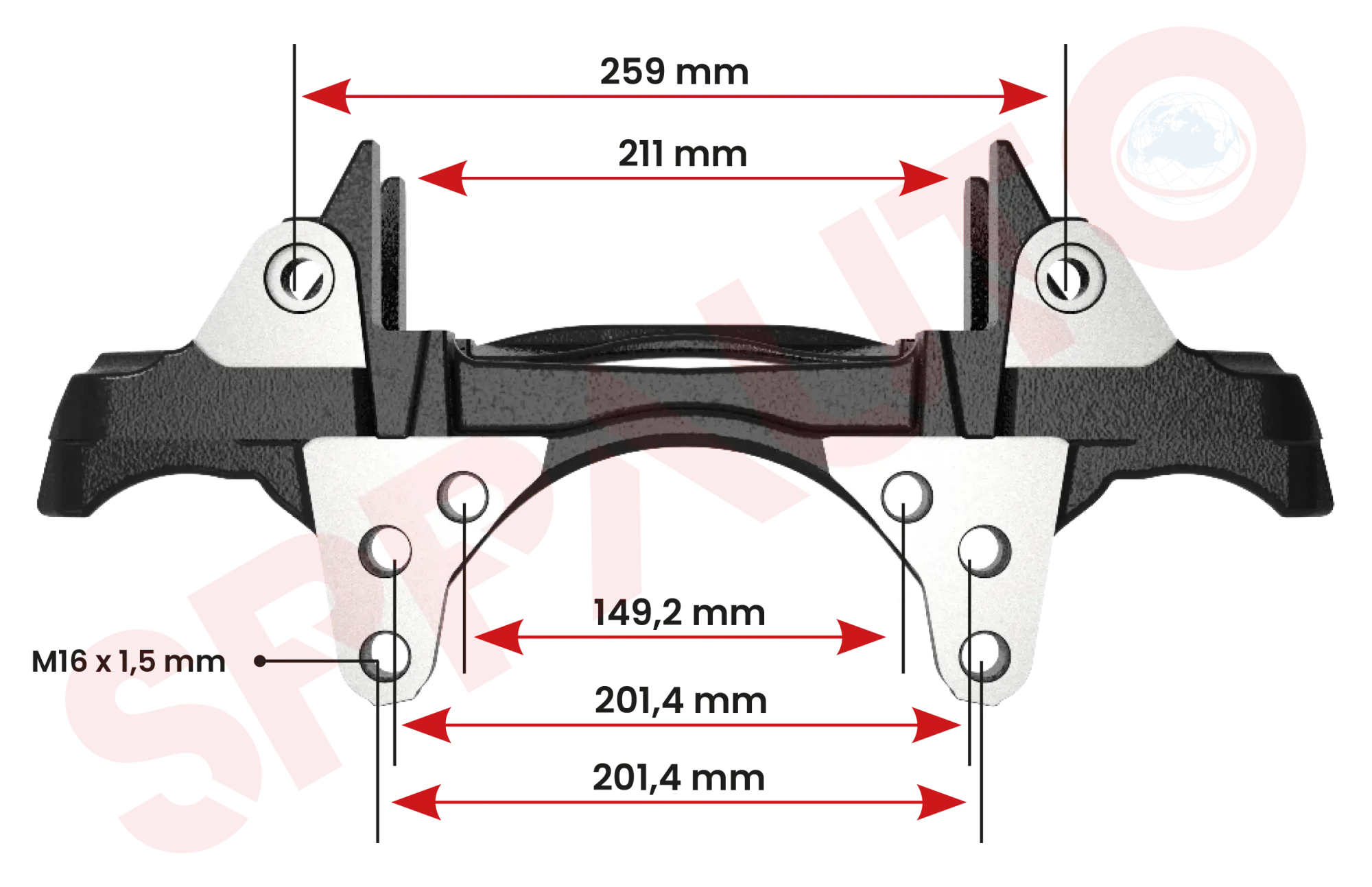 H-2912 Caliper Carrier