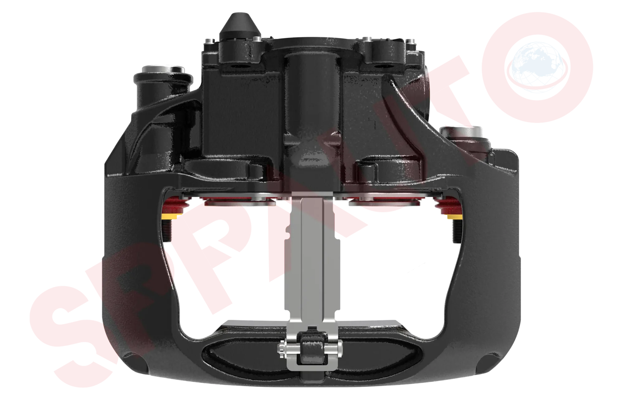 Assembled Caliper Without Carrier