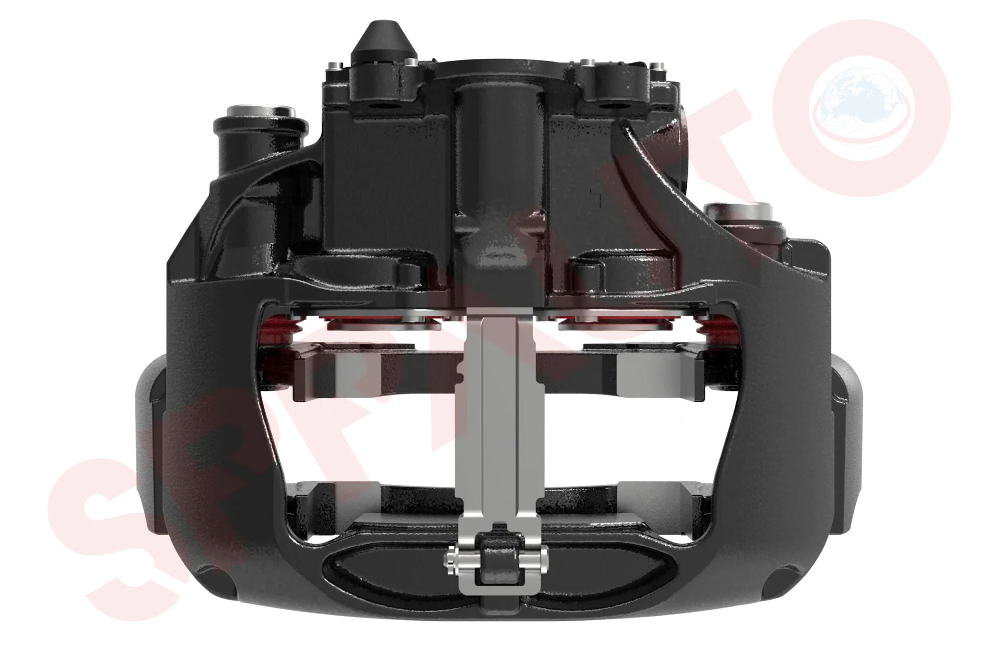 Assembled Caliper with Carrier