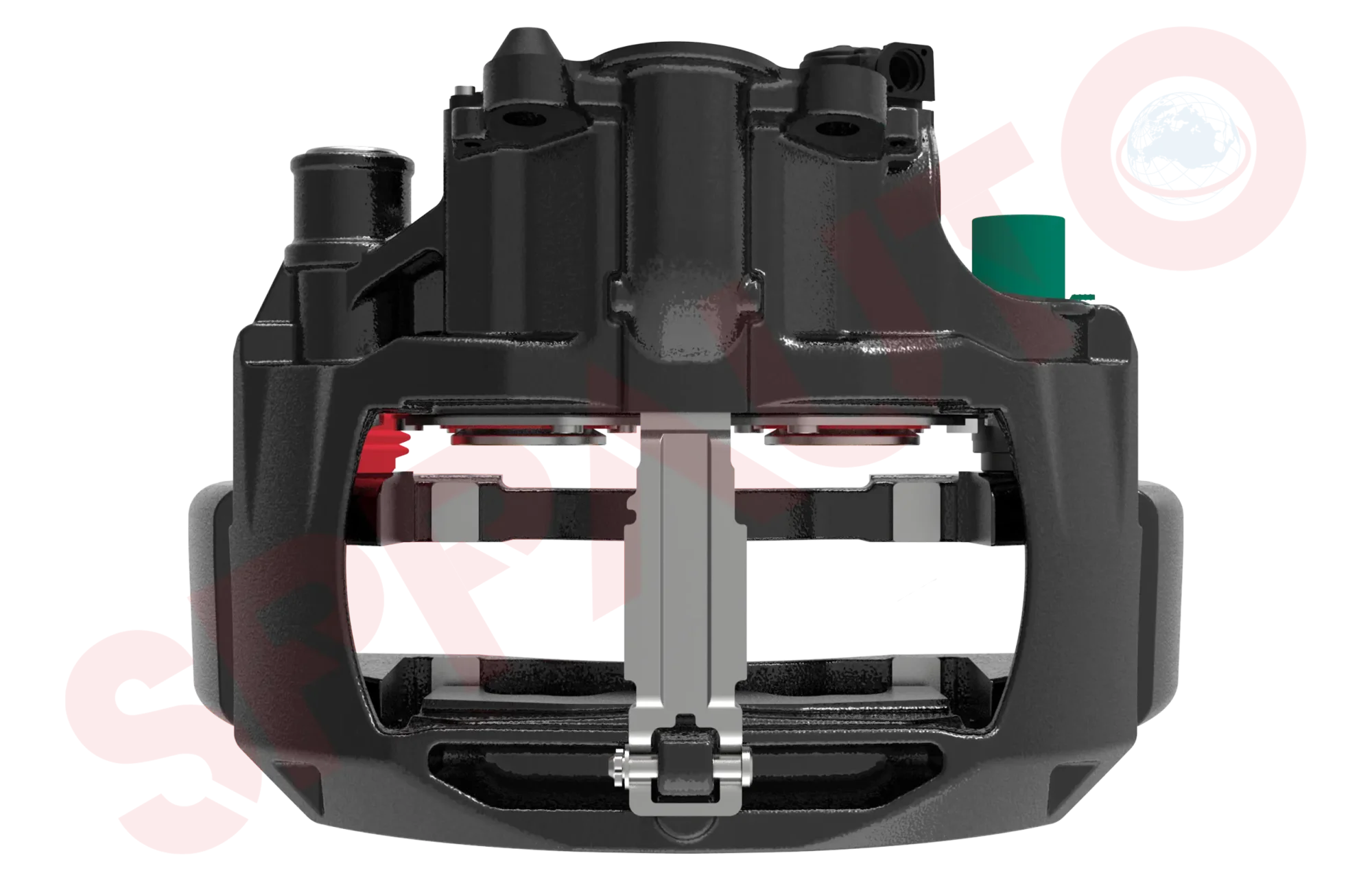 K-3555 Assembled Caliper with Carrier