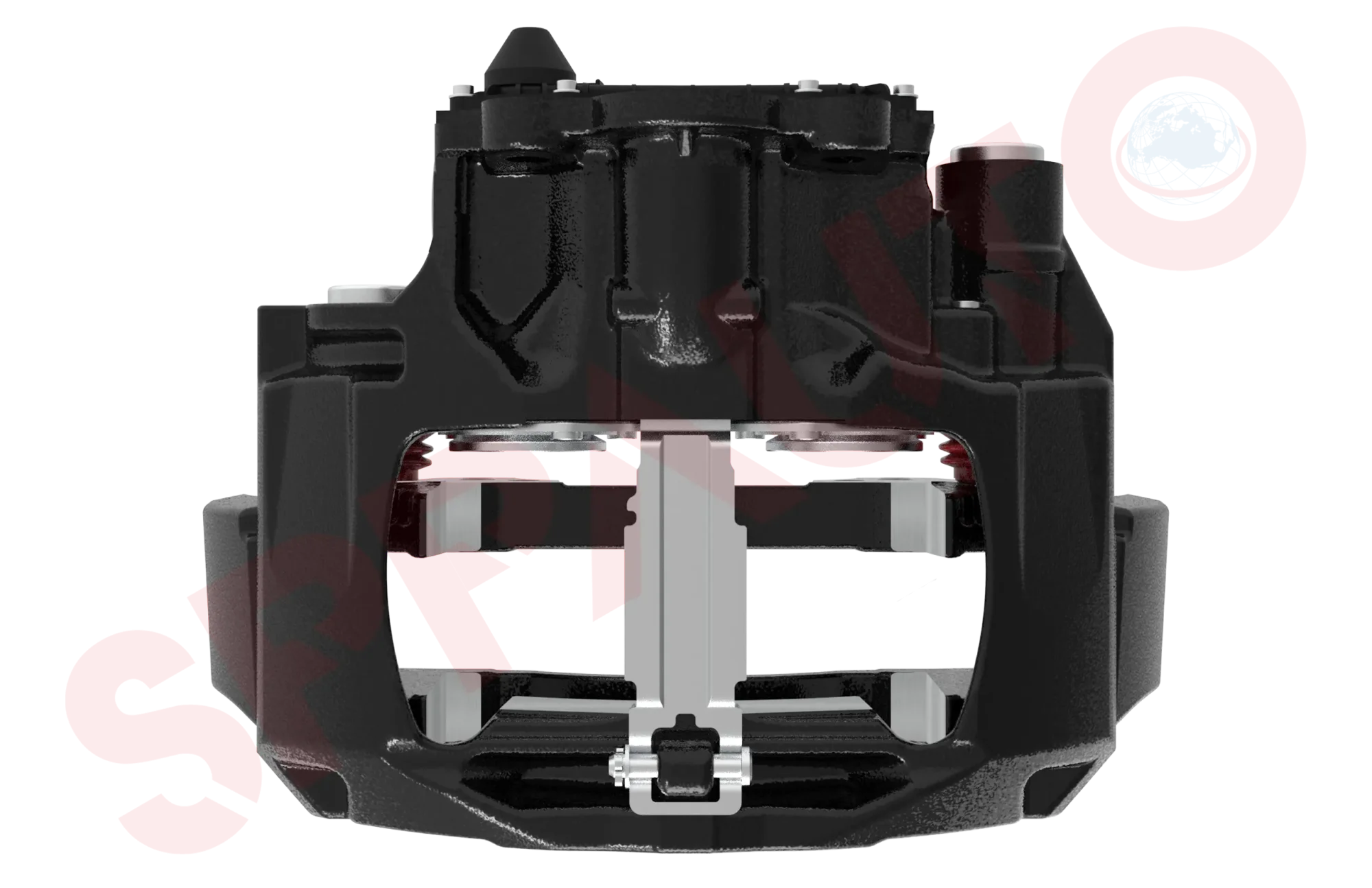 Assembled Caliper with Carrier
