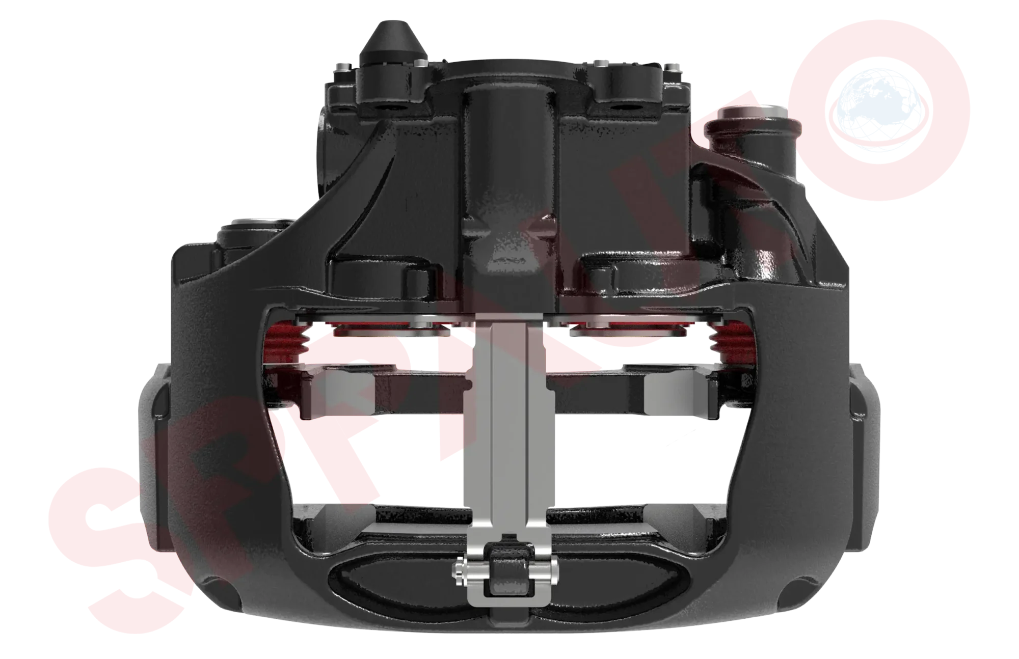 Суппорт в сборе с кронштейном