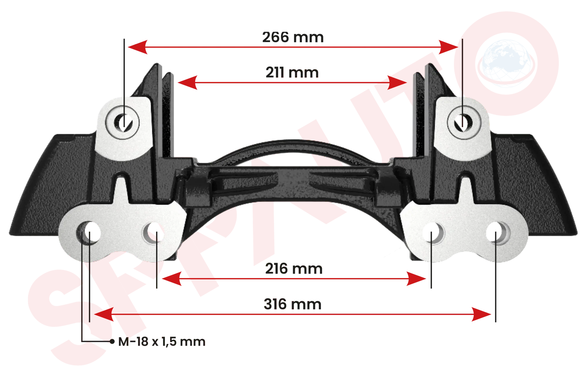 K-3900 Caliper Carrier