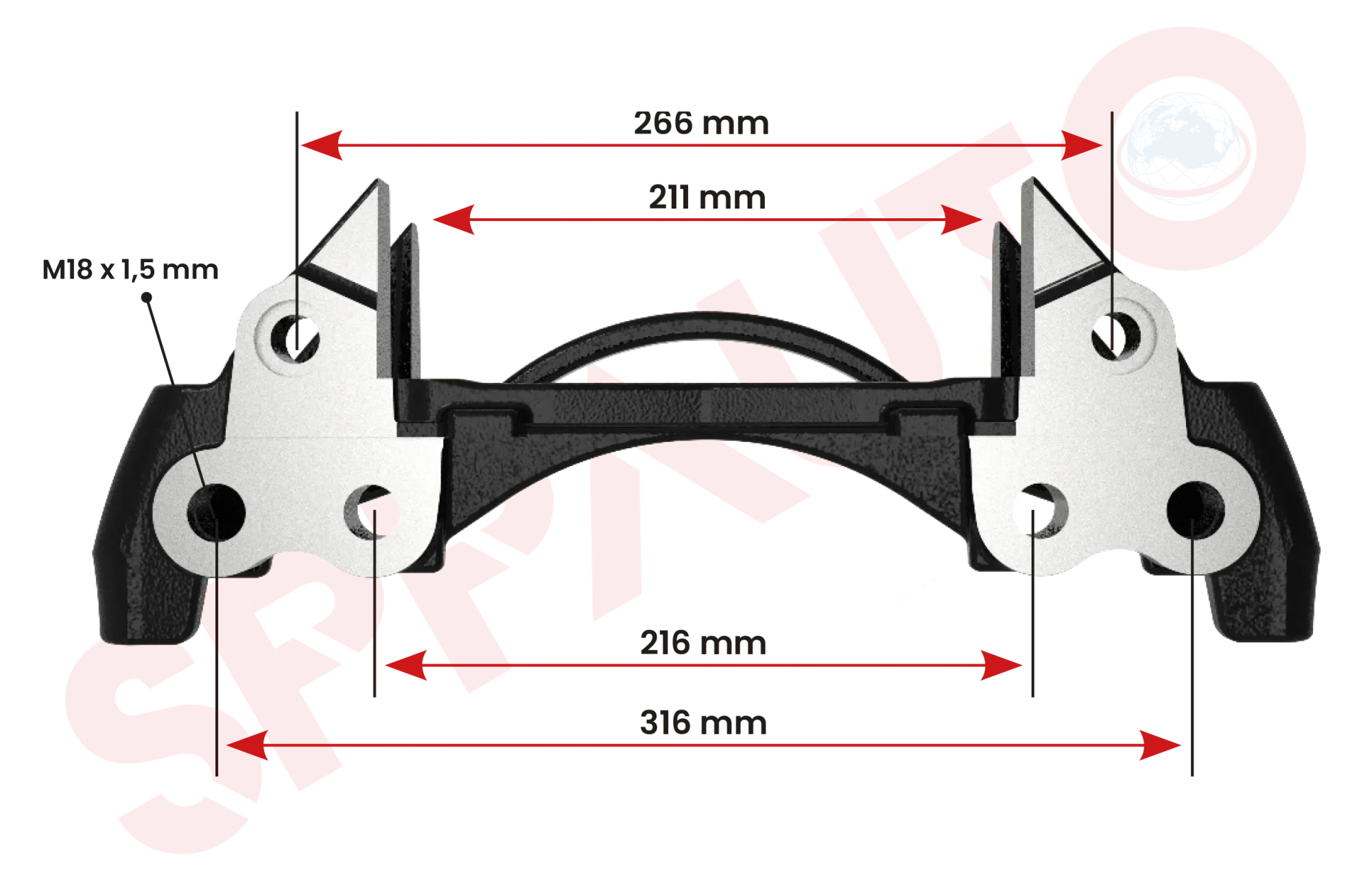 K-3936 Caliper Carrier
