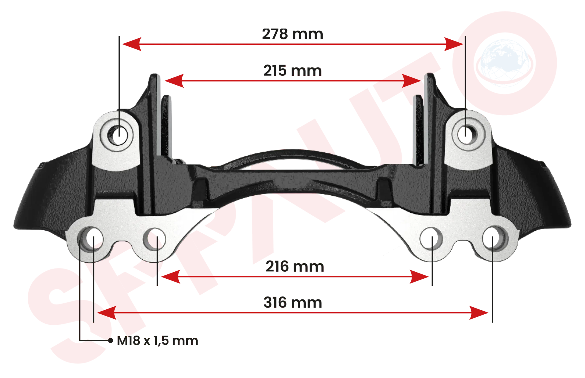 K-3963 Caliper Carrier