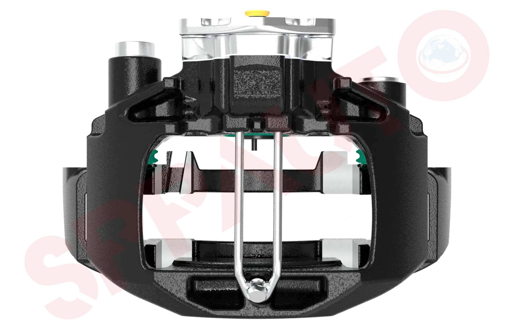 Assembled Caliper with Carrier