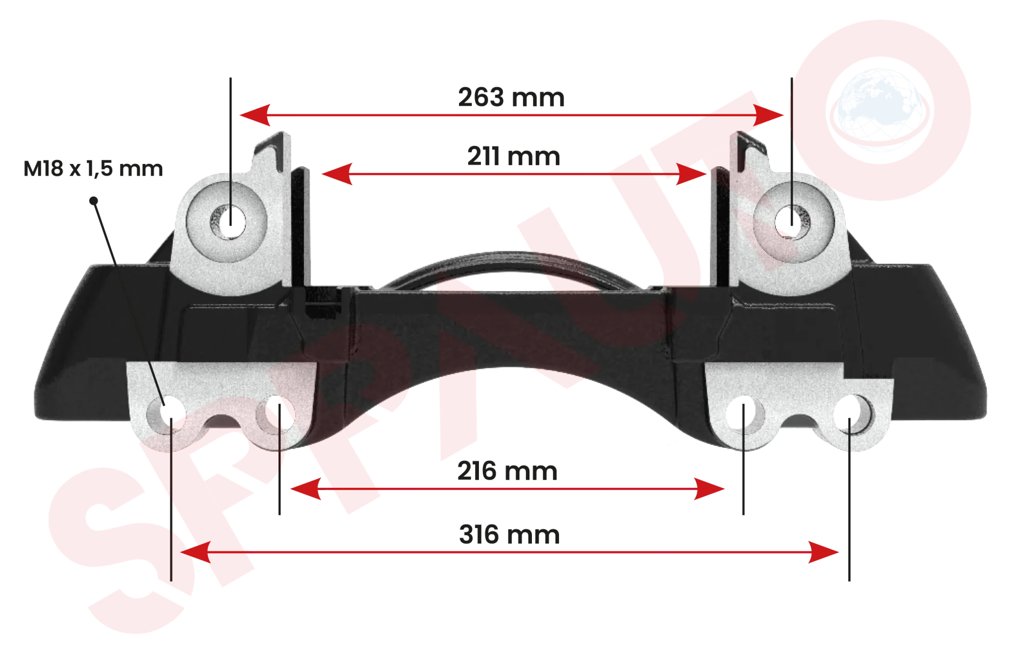 W-5925 Caliper Carrier