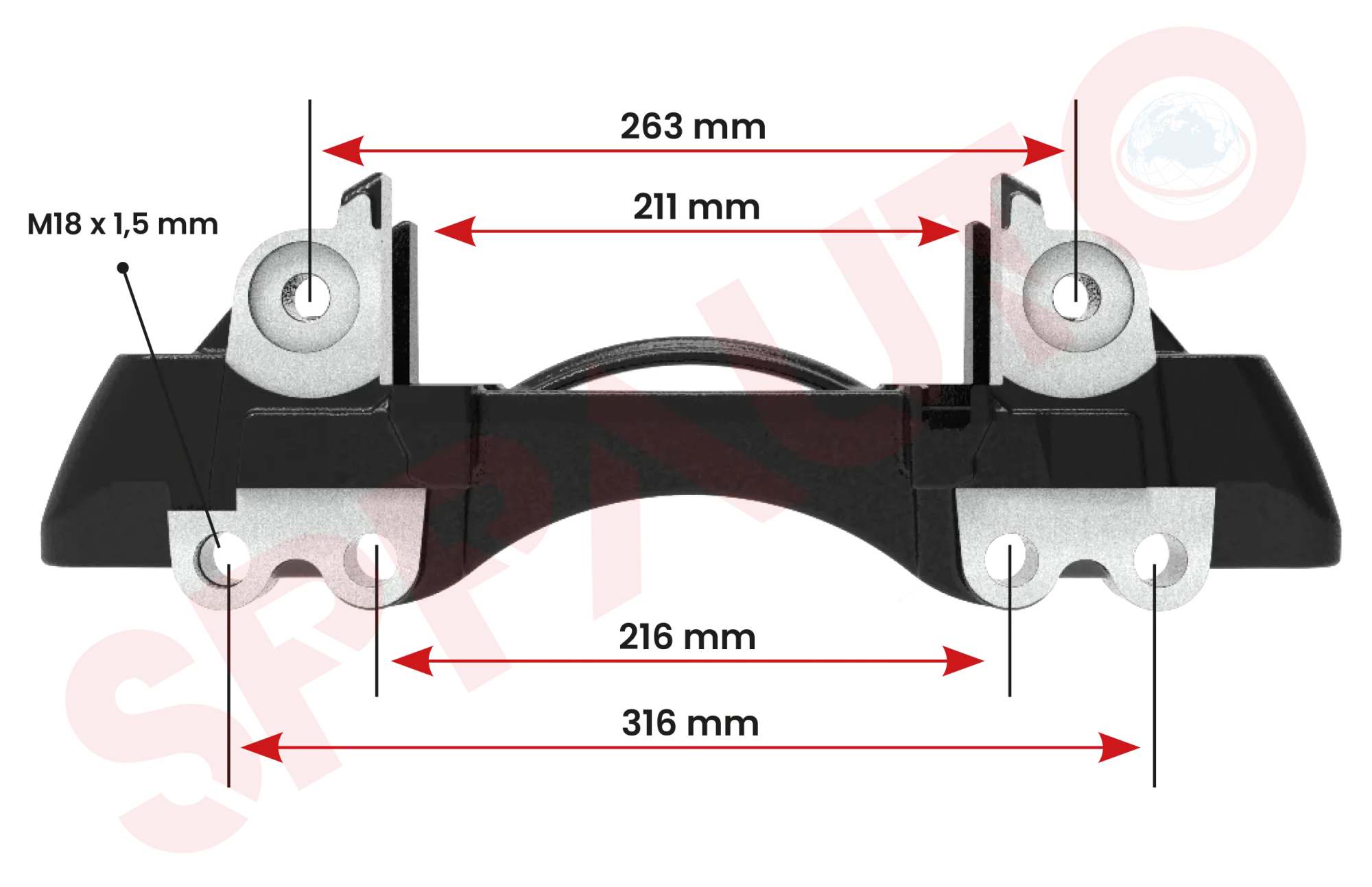 W-5926 Caliper Carrier