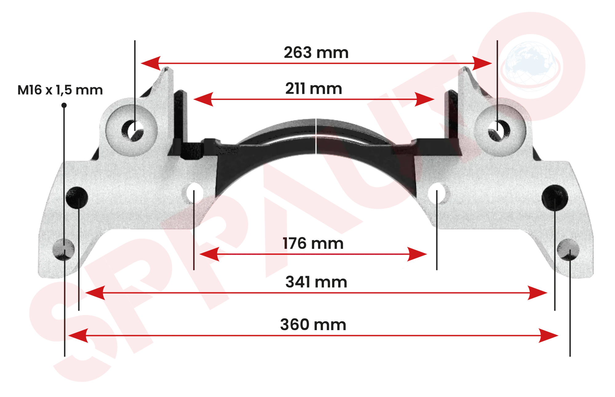 W-5933 Caliper Carrier