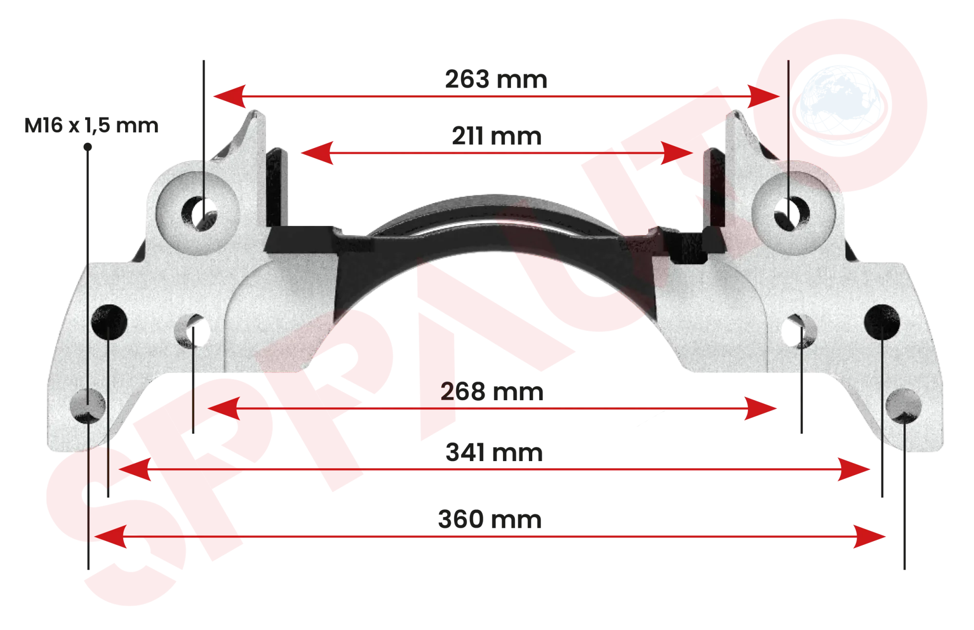 W-5938 Caliper Carrier