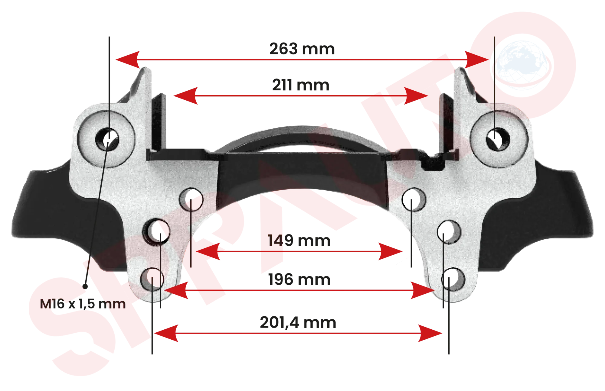 W-5943 Caliper Carrier