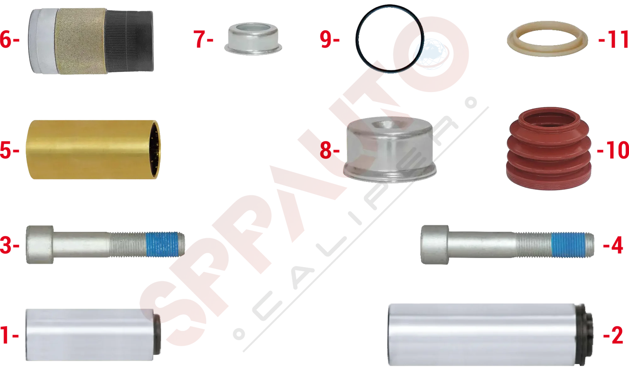 310117 Kit de réparation des guides et joints d’étrier