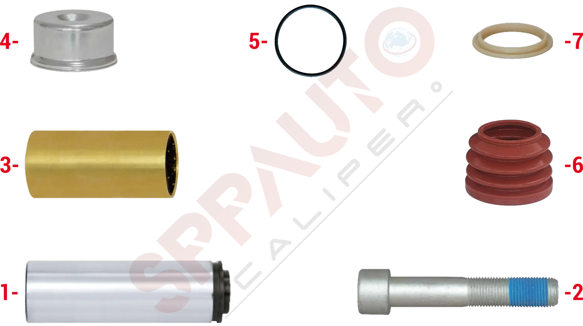 310118 Kit de réparation du guide et des joints d’étrier