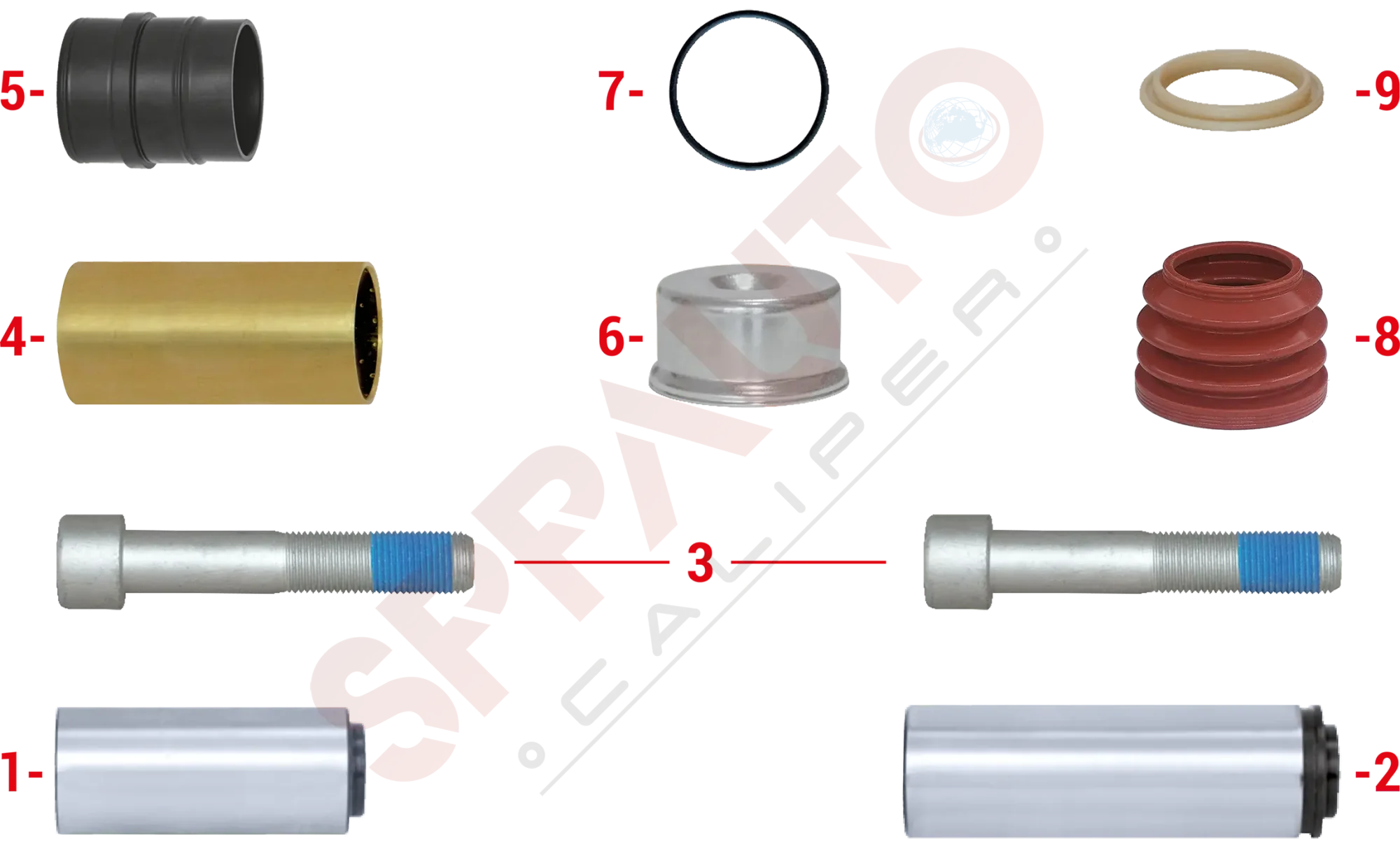 310127 Kit de réparation des guides et joints d’étrier