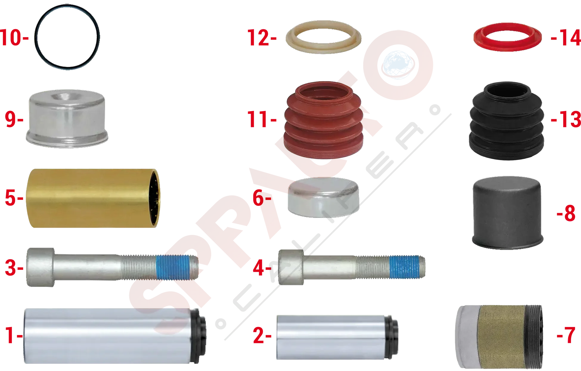 310161 Kit de réparation des guides et joints d’étrier