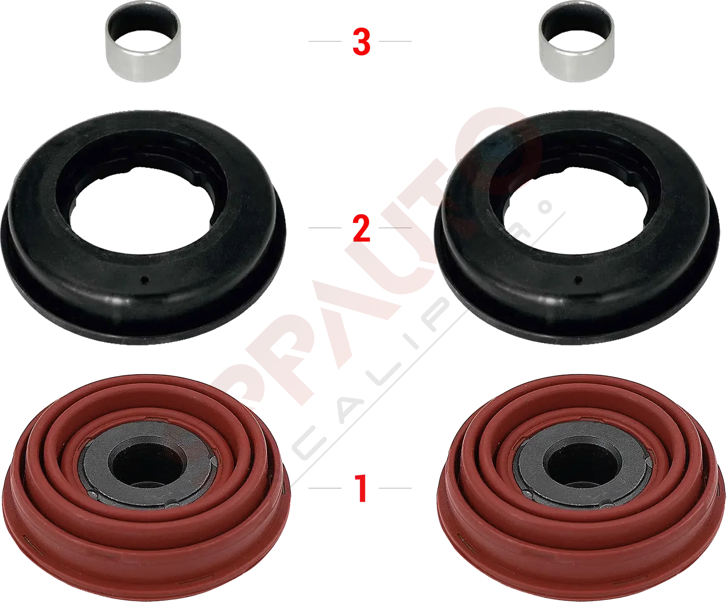 312123 Kaliper Piston İticisi ve Keçeleri Tamir Takımı