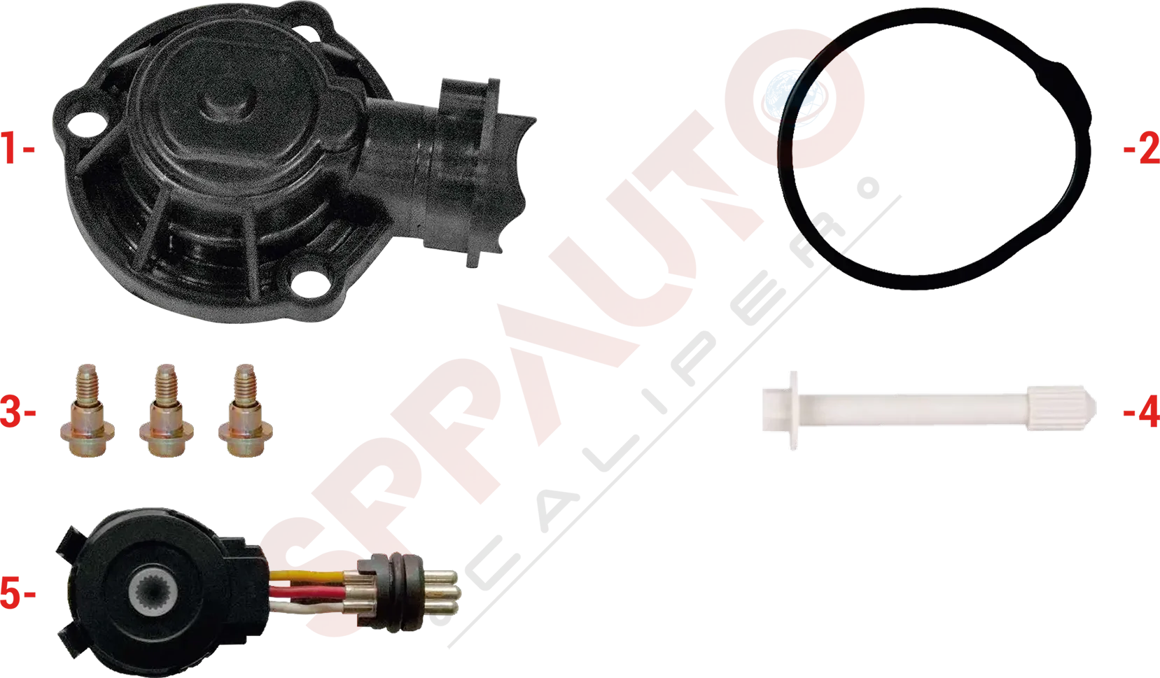 310172 Kaliper Plastik Kapak Tamir Takımı (3 Kablolu Sensör - MB)