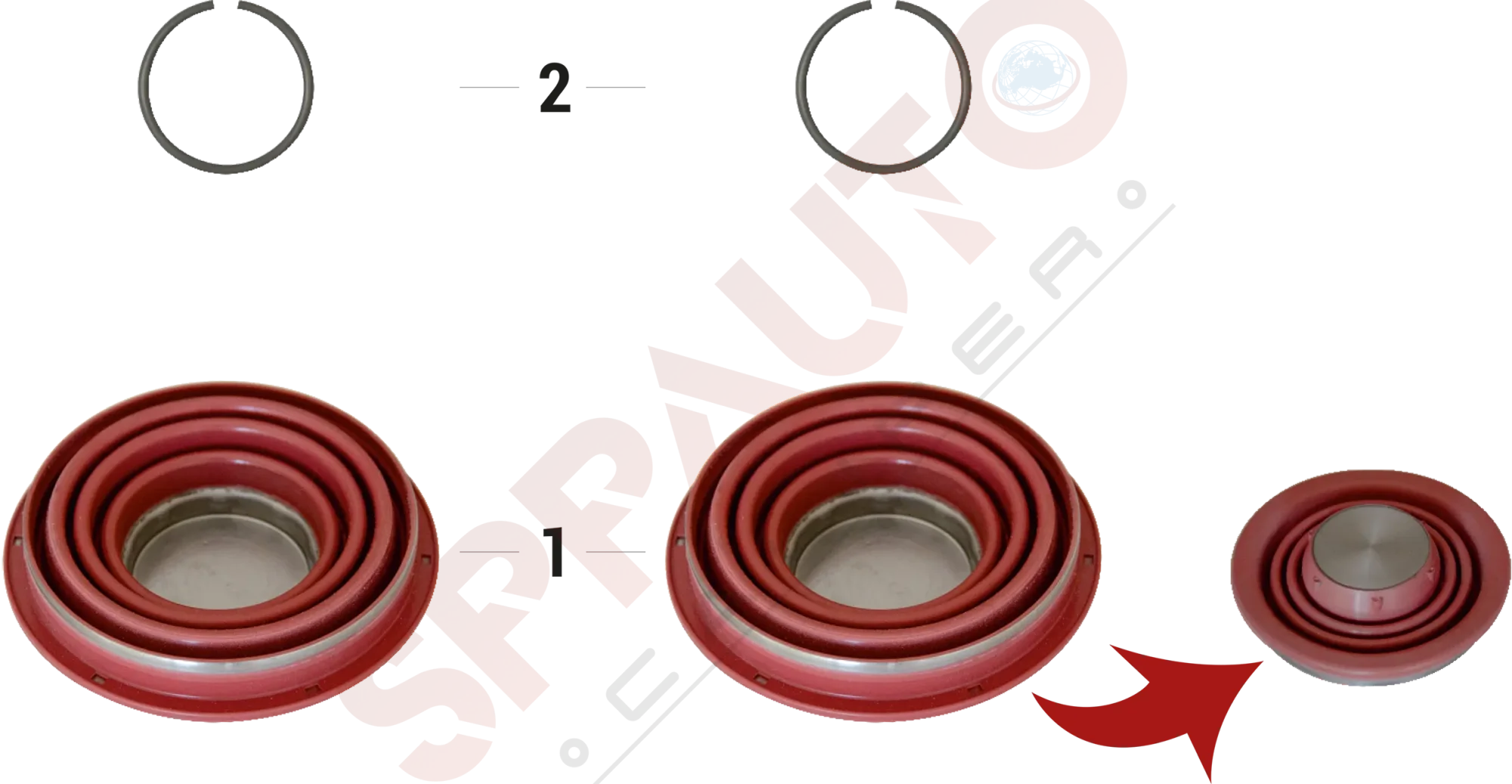 Kaliper Piston ve Segman Tamir Takımı