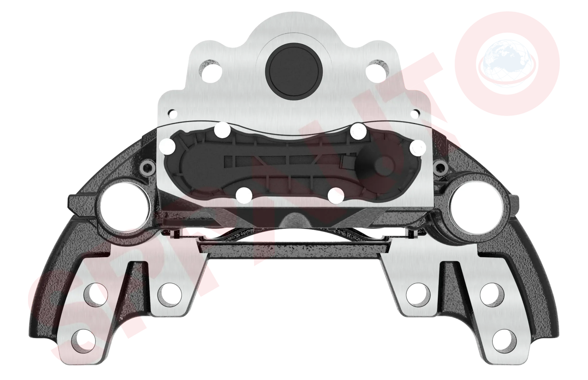 B-7516 Assembled Caliper with Carrier - Image 3