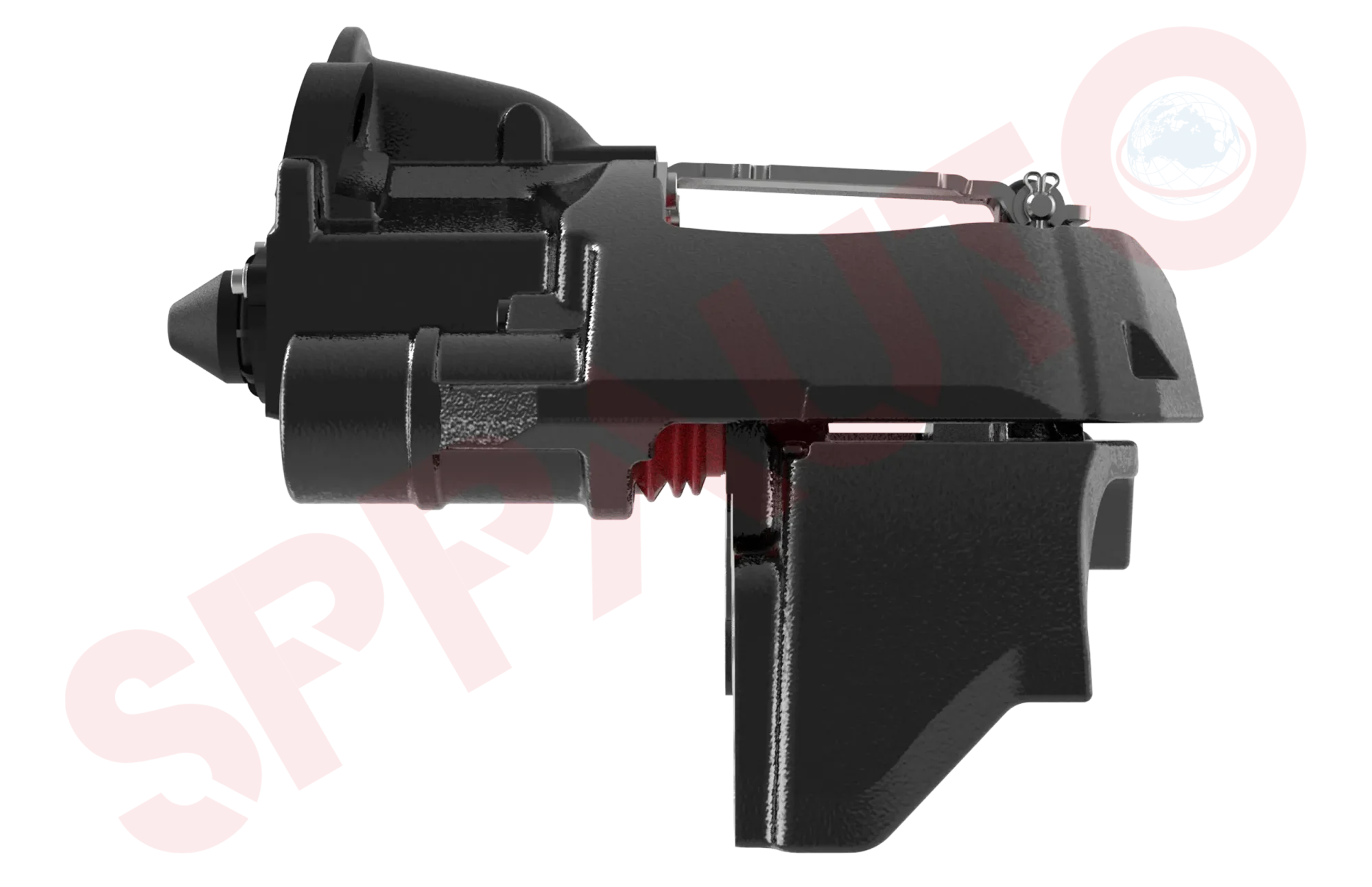 B-7518 Assembled Caliper with Carrier - Image 3