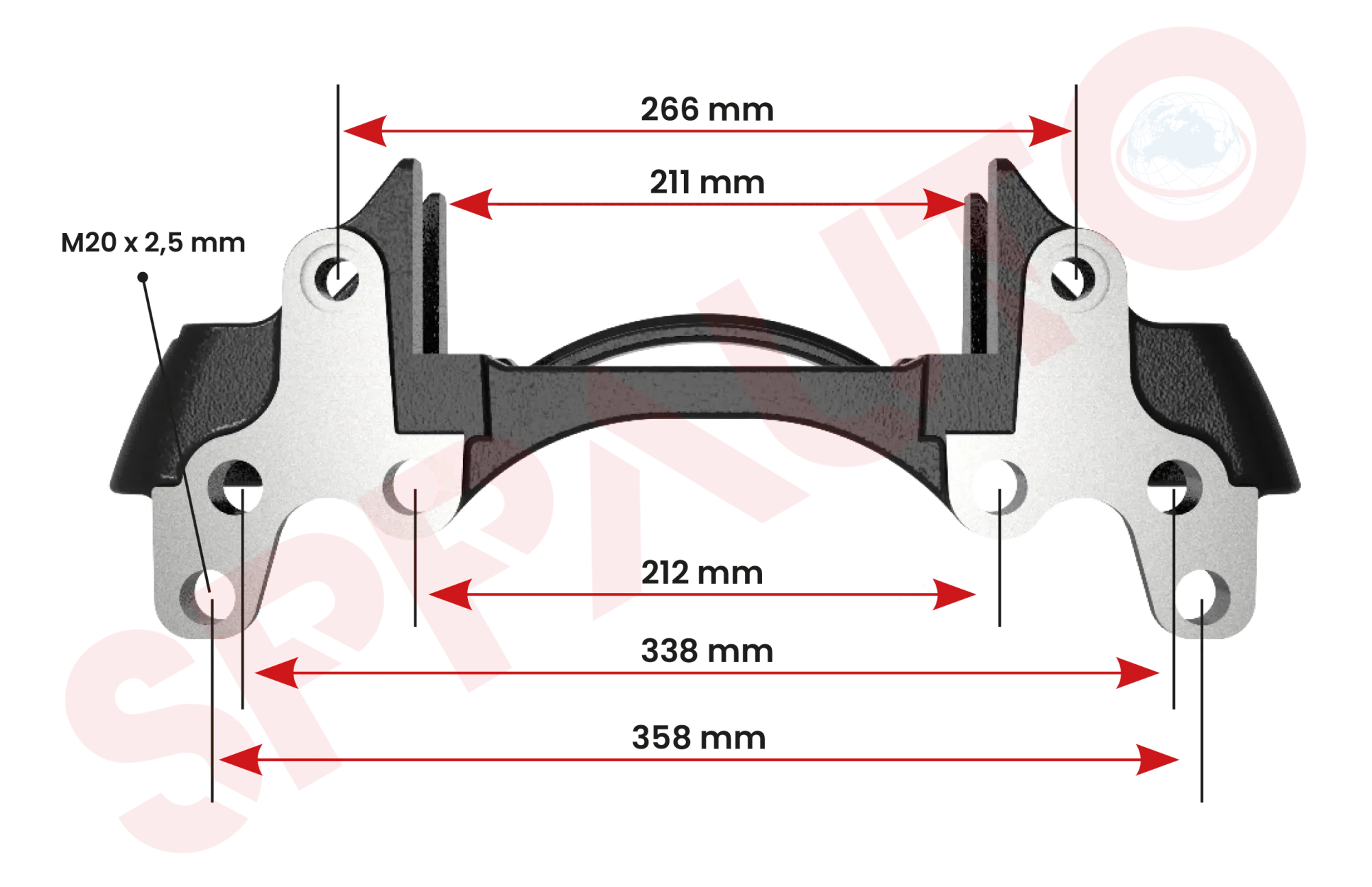 B-7910 Caliper Carrier