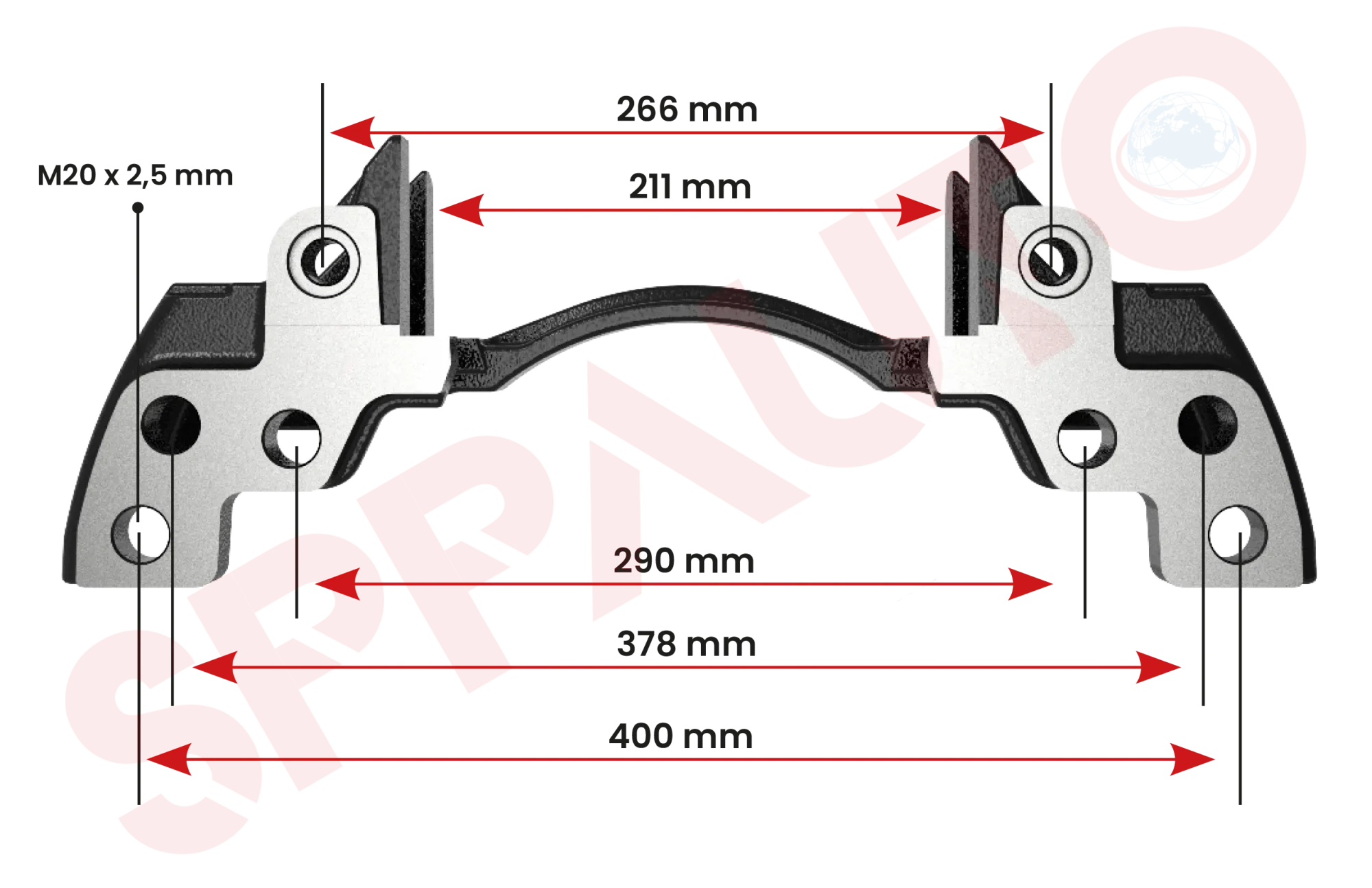 B-7913 Caliper Carrier