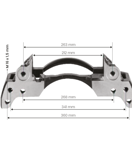 CALIPER CARRIER WABCO PAN 19-1 (L)